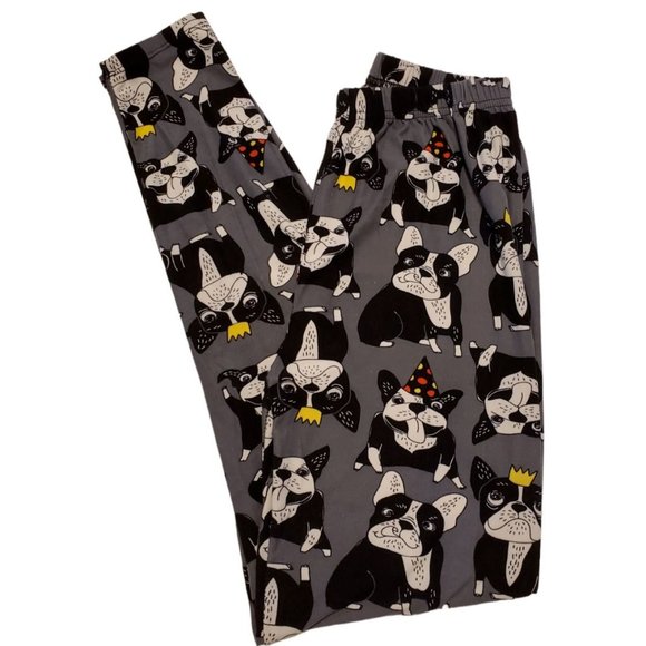 Unbranded Pants - Leggings Cute Boston Puppy (Buy 2 get 1 Free)